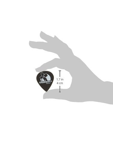 Jackson 551 Leaning Cross Picks, Black, Thin .50Mm